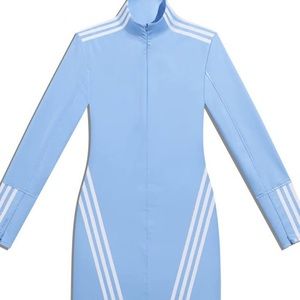 Ivy park blue latex dress Drop 3 SMALL